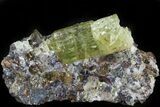 Apatite Crystal In Magnetite Matrix - Durango, Mexico #43379-1